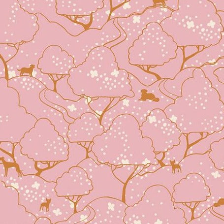 Ruby Star Society Dog Park Fabric - Canada