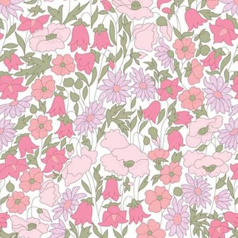 Liberty Tana Lawn CC24 Poppy & Daisy AA - $54 CAD/metre