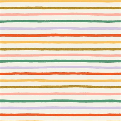 Colorful striped pattern on a white background