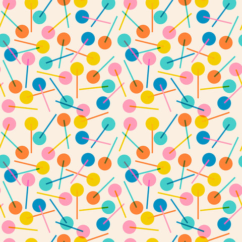 Eye Candy Lollies Natural - $22 CAD/metre