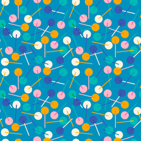 Ruby Star Society Eye Candy Lollies Cerulean - SALE 4.5 m (5 yard) Quilt Backing $59 CAD