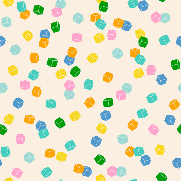 Ruby Star Society Eye Candy Cuby Natural - SALE 4.5 m (5 yard) Quilt Backing $59 CAD