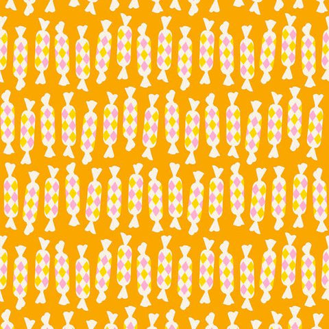 Ruby Star Society Eye Candy Diamond Candies Clementine - SALE 4.5 m (5 yard) Quilt Backing $59 CAD