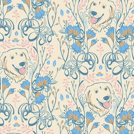 Ruby Star Society Dog Park Fabric - Canada