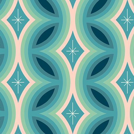 Ruby Star Society Juicy Rattan Dark Turquoise - SALE $14/metre CAD