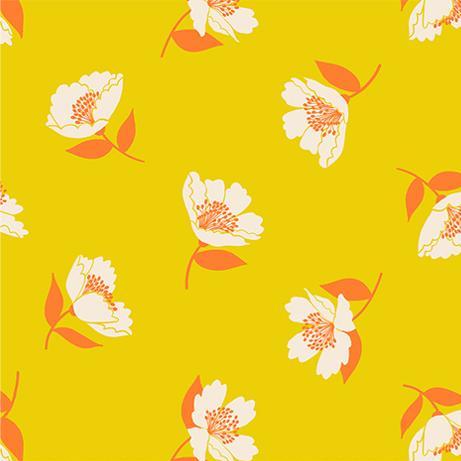Ruby Star Society Juicy Fluttering Golden Hour - SALE $14/metre CAD