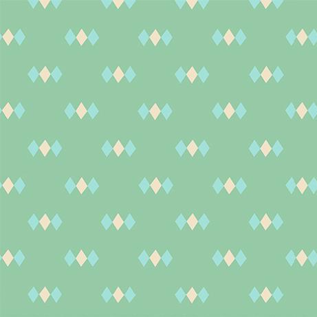 Ruby Star Society Juicy Baby Diamonds Moss - SALE 4.5 m (5 yard) Quilt Backing $59 CAD