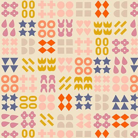 Ruby Star Society Woodland Park Shapely Parchment - SALE 4.5 m (5 yard) Quilt Backing $59 CAD