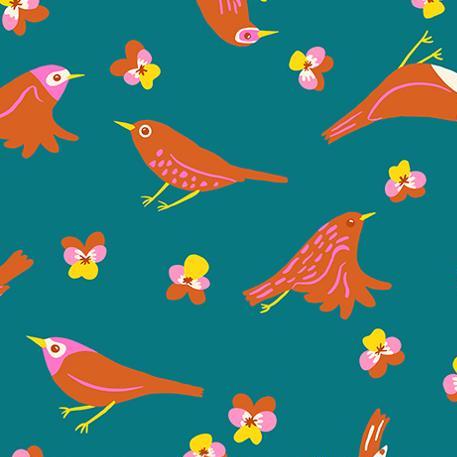 Ruby Star Society Bird is The Word Fabric Canada