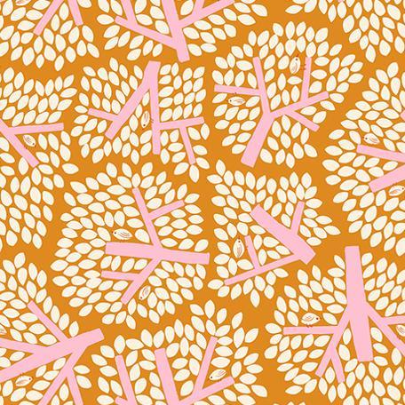 Ruby Star Society Bird is the Word Canopy Turmeric - SALE 4.5 m (5 yard) Quilt Backing $59 CAD