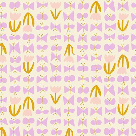 Ruby Star Society Bird is the Word Butterflies Natural - SALE 4.5 m (5 yard) Quilt Backing $59 CAD