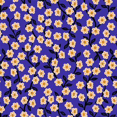 Ruby Star Society Hello Alice Chatty Garden Blacklight - $22/CAD metre