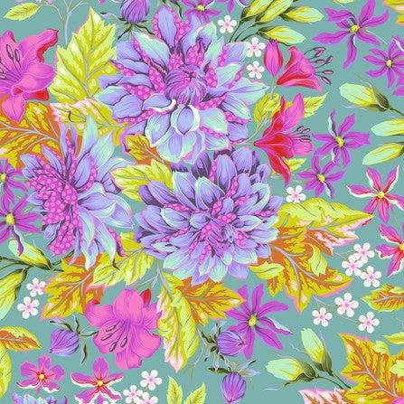 Tula Pink Untamed Hello Dahlia Cosmic - SALE $12/metre CAD