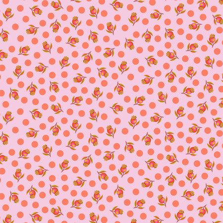 Tula Pink Untamed Impending Bloom Lunar - SALE $12/metre CAD