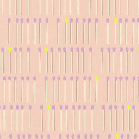 Meet Your Match Peach Blossom | Ruby Star Society Lofi Linens Fabric
