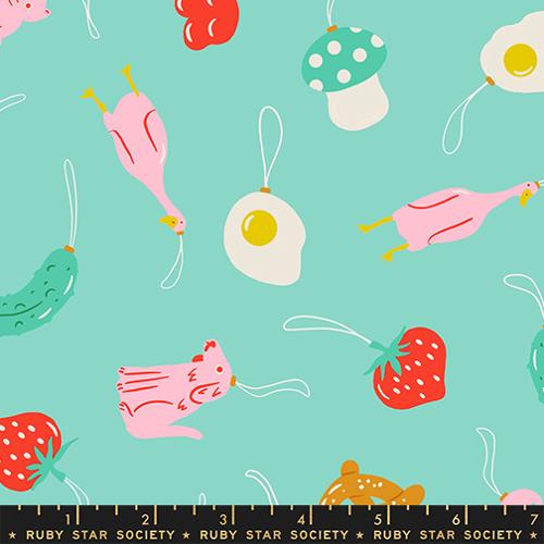 Ruby Star Society Merry Happy Fabric | Find the Pickle Frost