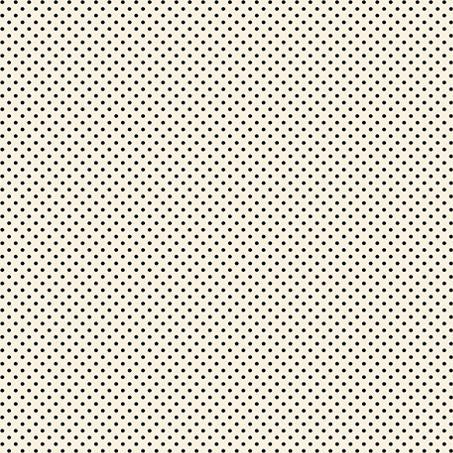 Fabric with small black dots on a white background