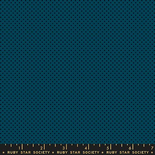 Blue fabric with a subtle pattern and Ruby Star Society label at the bottom.