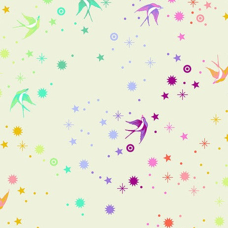 Tula Pink True Colours Fairy Dust XL Cotton Candy 108" Wide - SALE 3 yard Quilt Backing $69