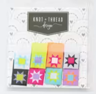 Knot + Thread Design Colourful Sawtooth Stars Woven Sew-in Labels - $14 CAD