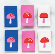 Knot + Thread Design Colourful Mushroom Sew-in Labels - $12 CAD