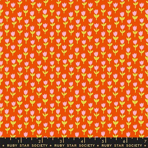 Tulips Warm Red | 1-800 Calico