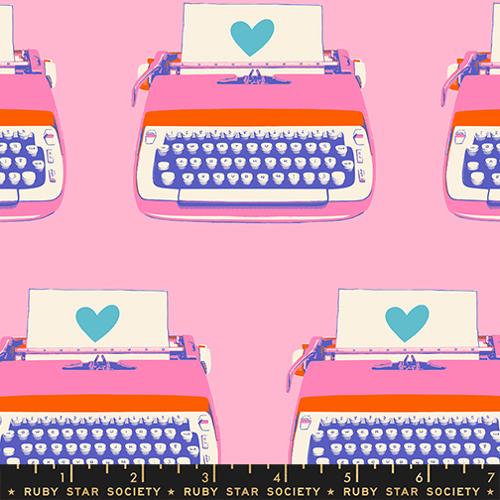 Ruby Star Society Best Day Ever Typewriters Posy - $22 CAD/metre