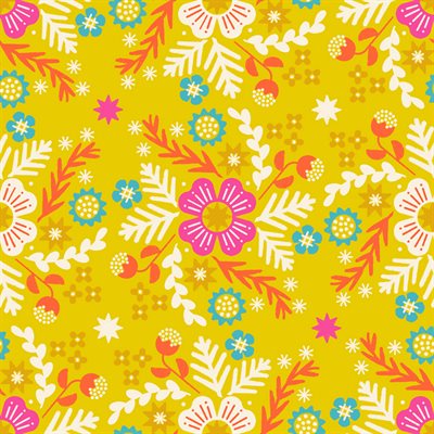 Pivot Wildflower Golden Hour - $21 CAD per metre