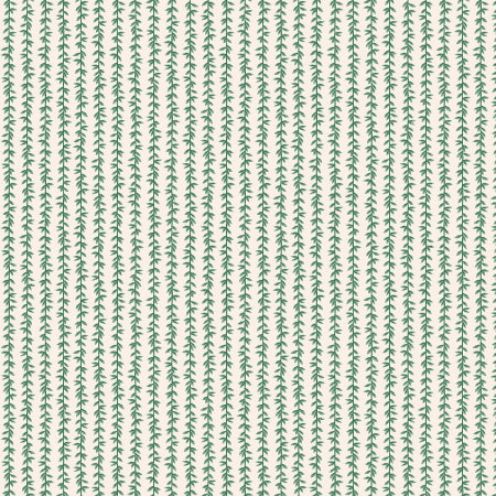 Rifle Paper Co. Strawberry Fields Laurel Stripe Cream - SALE 4.5 m (5 yard) Quilt Backing $39