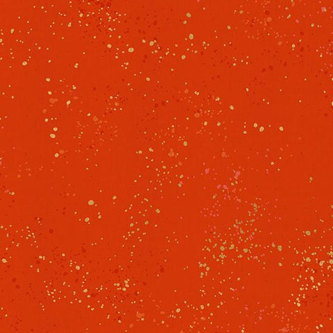 Speckled Warm Red Metallic | Rashida Coleman Hale for Ruby Star Society Fabric
