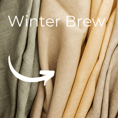 R & R Reproductions Winter Brew Linen 36ct