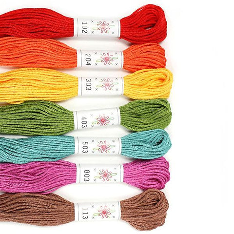 Fruit Salad Embroidery Floss Pack by Sublime Stitching