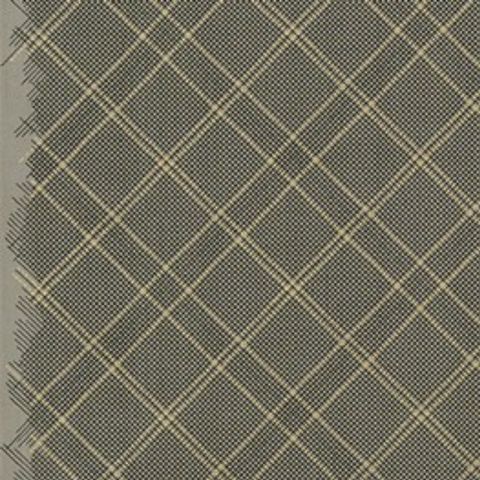 Tartan Single Border in Pewter (Metallic)