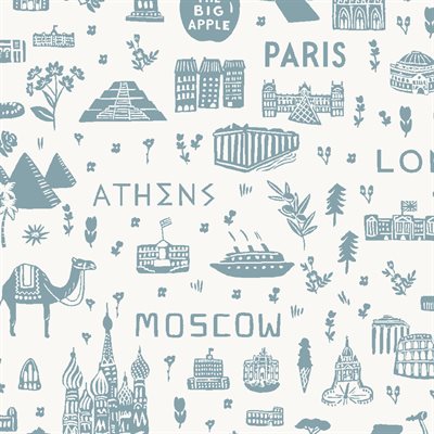 Bon Voyage fabric | Rifle Paper Co. | Canada Online Store