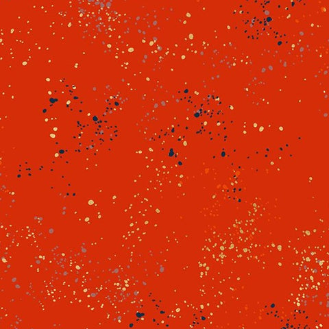 Ruby Star Speckled Fabric