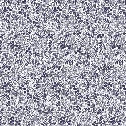 Navy Tapestry Lace